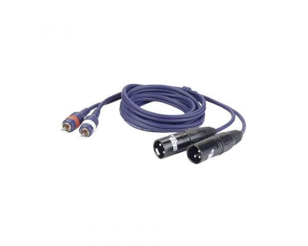 DAP FL263 2 x XLR-uros / 2 x RCA 3m