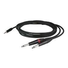 DAP FLX31150 3.5mm TRS / 2 x 6.3mm TS 1.5m