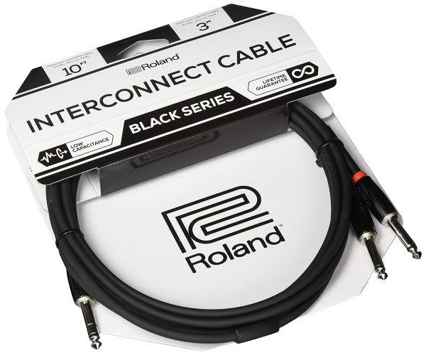 Roland RCC10TR28 6.3mm TRS / 2 x 6.3mm TS 3m