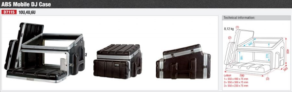 DAP D7115 Mobile DJ Case - Image 2