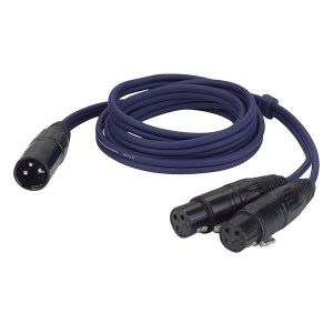 DAP FL38150 XLR-uros / 2 x XLR-naaras 1.5m