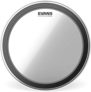 Evans 18" EMAD Clear Bass Drum