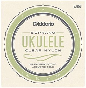 D'Addario EJ65S sopraanoukulelen kielet