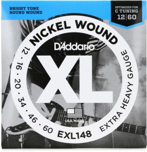 D'Addario EXL148  sähkökitaran kielet 12-60