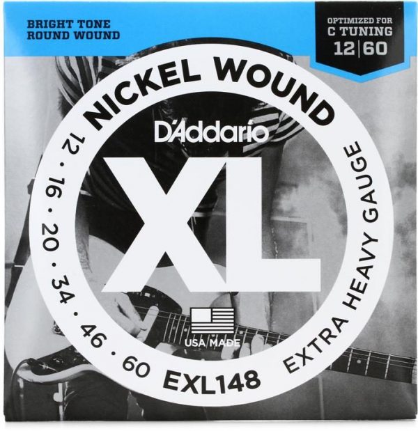 D'Addario EXL148  sähkökitaran kielet 12-60