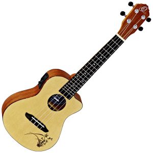 Ortega RU5CE elektroakustinen konserttiukulele