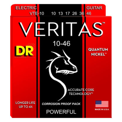 DR Strings Veritas  VTE-10 sähkökitaran kielet 10-46