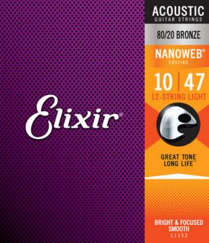 Elixir Nanoweb 12-kielisen akustisen kielet 10-47