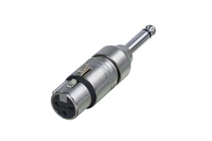 Neutrik XLR-naaras / 6.3mm TS adapteri