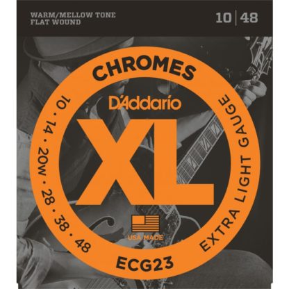 D'Addario ECG23  flatwound sähkökitaran kielet 10-48