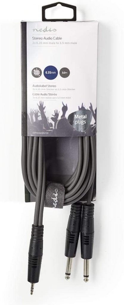 Nedis 3.5mm TRS /  2 x 6.3mm 5m - Image 2