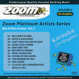 Hits of Elvis Presley vol.2 Karaoke CD-G