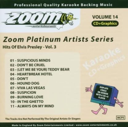 Karaoke CD-G, Hits of Elvis Presley vol.3