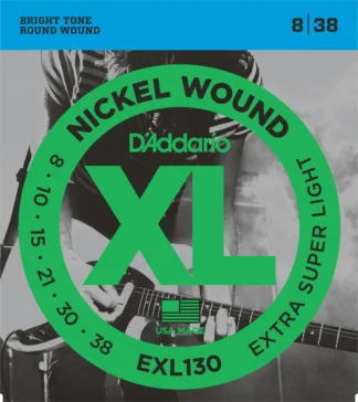 D'Addario EXL130  sähkökitaran kielet 8-38