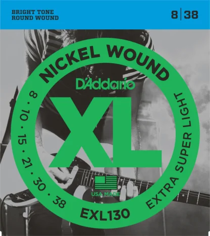 D'Addario EXL130  sähkökitaran kielet 8-38