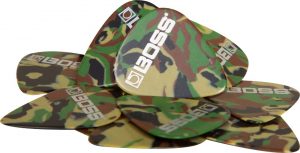 Boss Camo Medium plektrapakkaus 12kpl