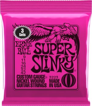 Ernie Ball EB3223 3-pack Super Slinky 9-42