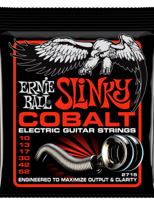 Ernie Ball EB2715 Cobalt Skinny Top, Heavy Bottom 10-52