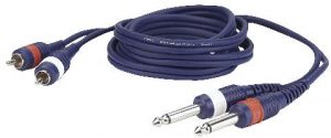DAP FL23150 2 x RCA / 2 x 6.3mm TS 1.5m