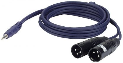 DAP FL466 2 x XLR-uros / 3.5mm TRS 6m