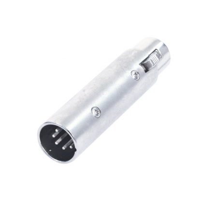 Omnitronic  XLR-uros 5-pin / XLR-naaras 3-pin adapteri