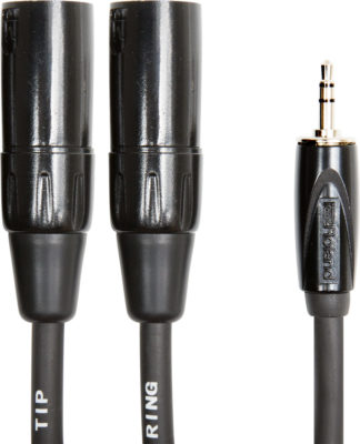 Roland RCC10352XM 3.5mm TRS / 2 x 6.3mm TS  3m