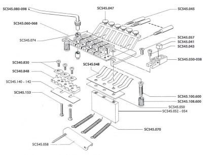 Schaller Floyd Rose SC545004 tallapalasarja, musta kromi