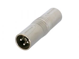 Neutrik NA3MM XLR-uros / XLR-uros adapteri