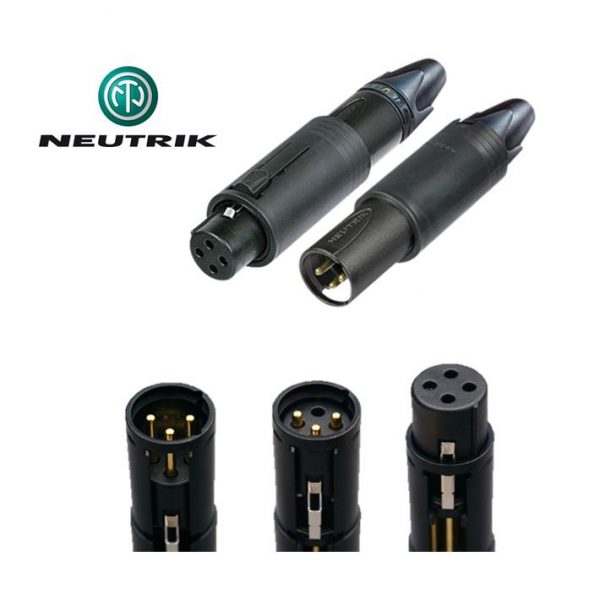 Neutrik NC3FMCB XLR-uros & XLR-naaras - Image 2