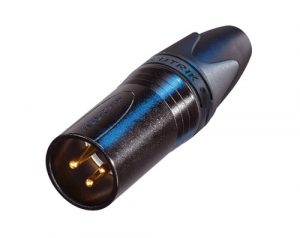 Neutrik NC3MXX-B XLR-uros