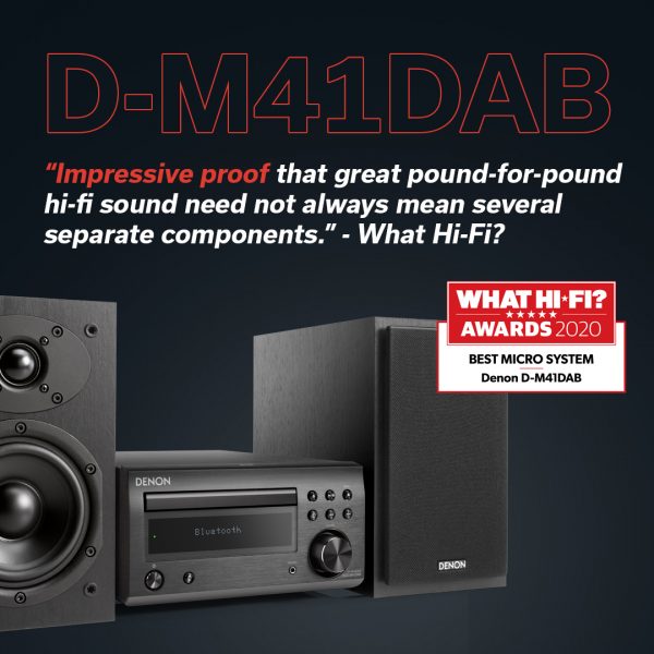 Denon RCD-M41 mikrosarja (musta) - Image 2
