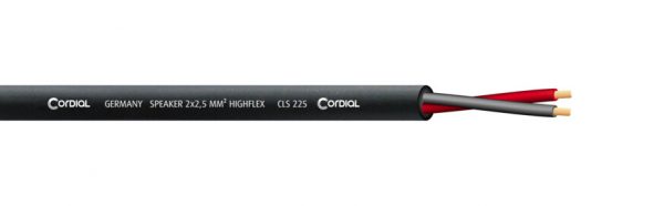 Cordial CLS225 2x2.5mm² kaiutinkaapeli hinta €/m