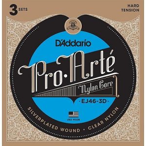 D'Addario EJ46 Pro Arte klassisen kielet 3-pack