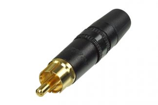 Rean NYS373-0 RCA-liitin musta