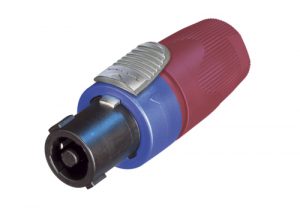 Neutrik NL4FX Speakon johtoliitin punainen