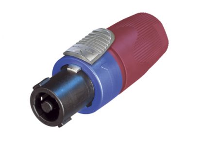 Neutrik NL4FX Speakon johtoliitin punainen