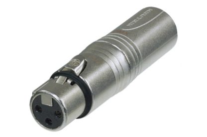 Neutrik NA3F5M 5-pin XLR-uros / 3-pin XLR-naaras adapteri