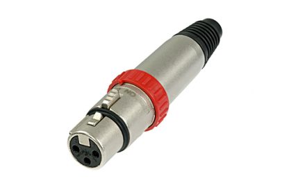 Neutrik NC3FXS XLR-naaras kytkimellä
