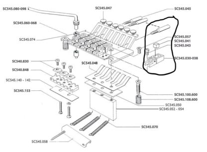 Schaller Floyd Rose SC545014 tallapalasarja musta kromi