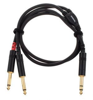 Cordial CFY3VPP 6.3mm TRS / 2 x 6.3mm TS 3m