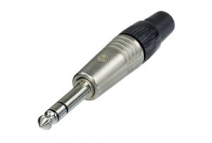 Neutrik NP3C 6.3mm TRS stereoplugi
