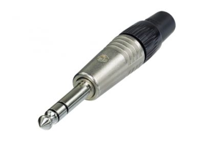 Neutrik NP3C 6.3mm TRS stereoplugi