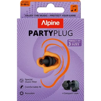 Alpine PartyPlug korvatulpat musta