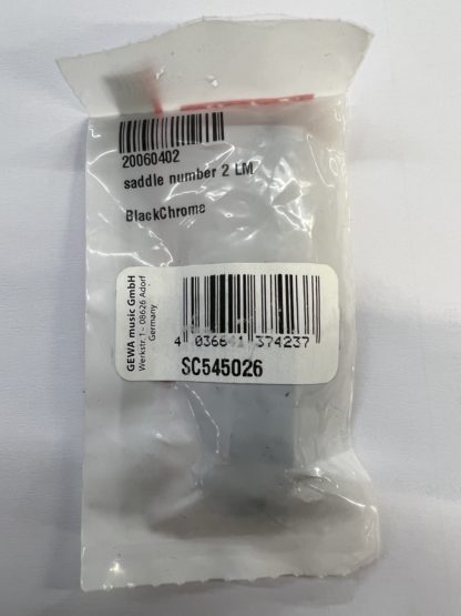 Schaller Floyd Rose SC545026 E-kielelle tallapala 1x+ruuvit 2kpl musta kromi - Image 2