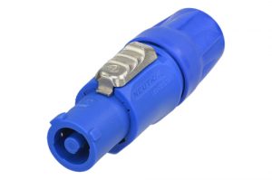 Neutrik NAC3FCA Powercon johtoliitin sininen