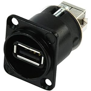 Neutrik NAUSBWB USB A-naaras D-Size runkoliitin A/B