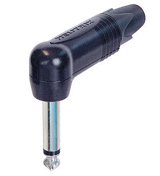 Neutrik NP2RX-BAG 6.3mm TS monoplugi kulma