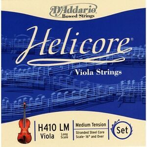 D'Addario Helicore alttoviulun kielet