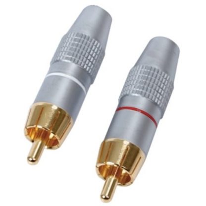 HQ S-SCC002/B RCA-pistoke 2kpl