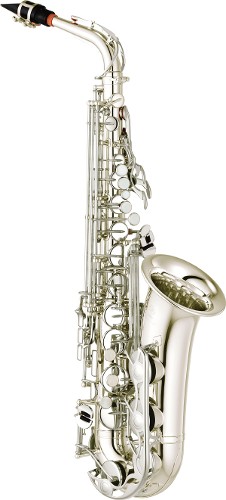 Yamaha YAS-280S hopeoitu alttosaksofoni